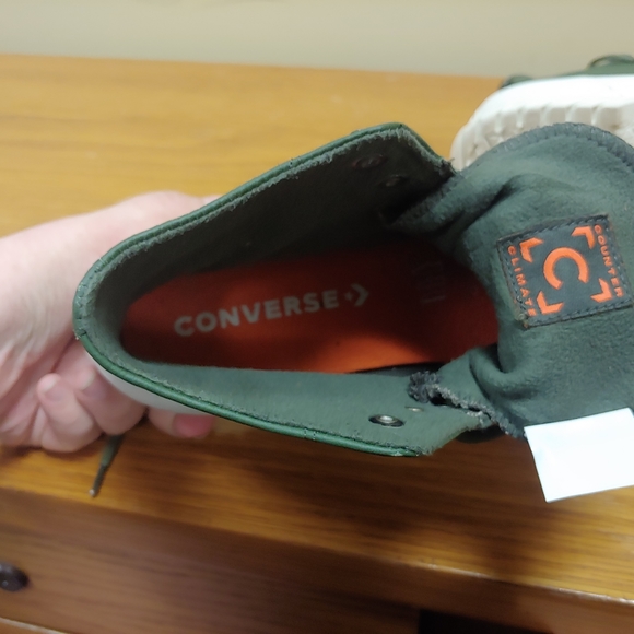 Converse Women's Chuck Taylor All Star Lugged Winter2.0 High Top Green Sneaker - Picture 9 of 11